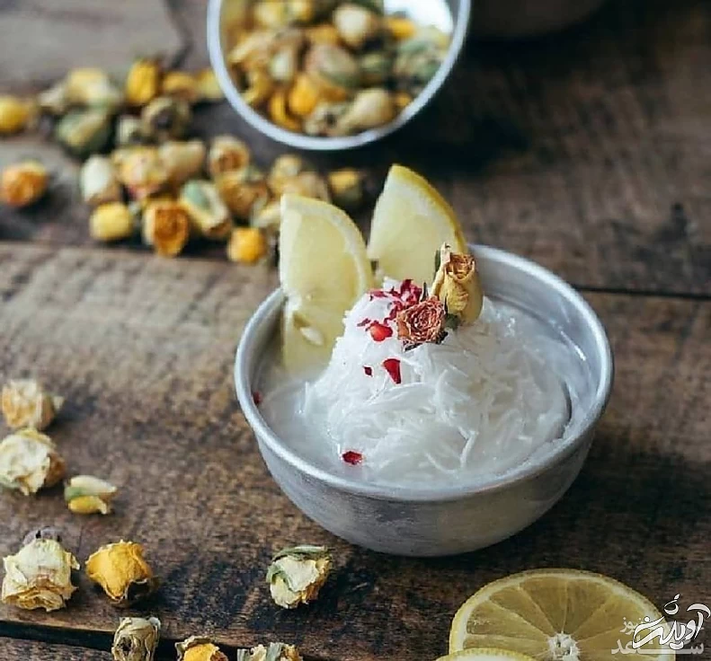 فالوده با رشته آماده